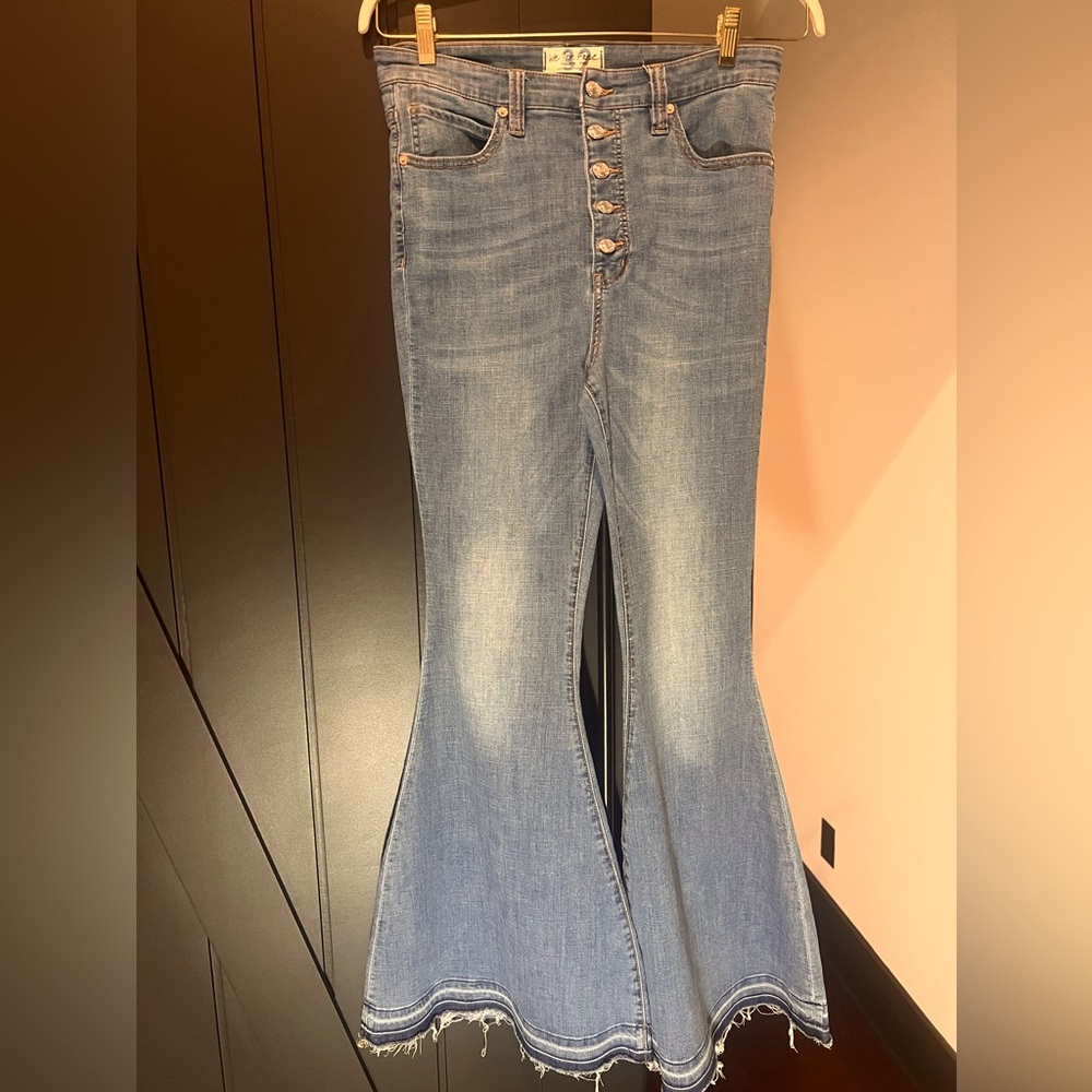We the Free (Free People) Bell Bottom Jeans/32